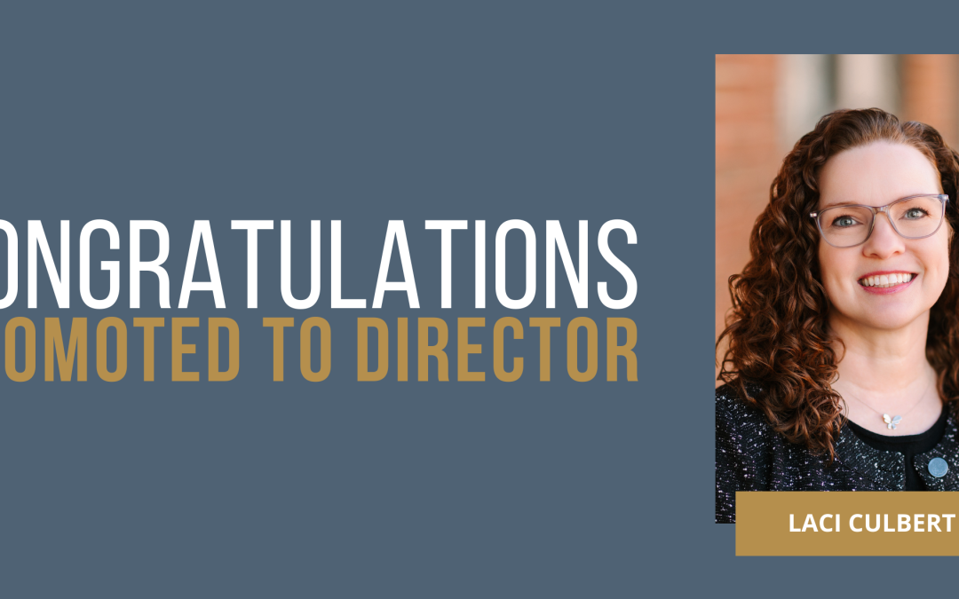 Laci Culbert Promoted to Director